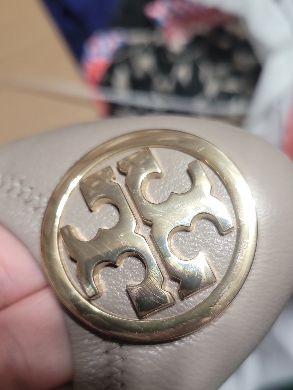 Tory Burch Classic Tan Leather Ballet Flats - Size 10 - Picture 10 of 10